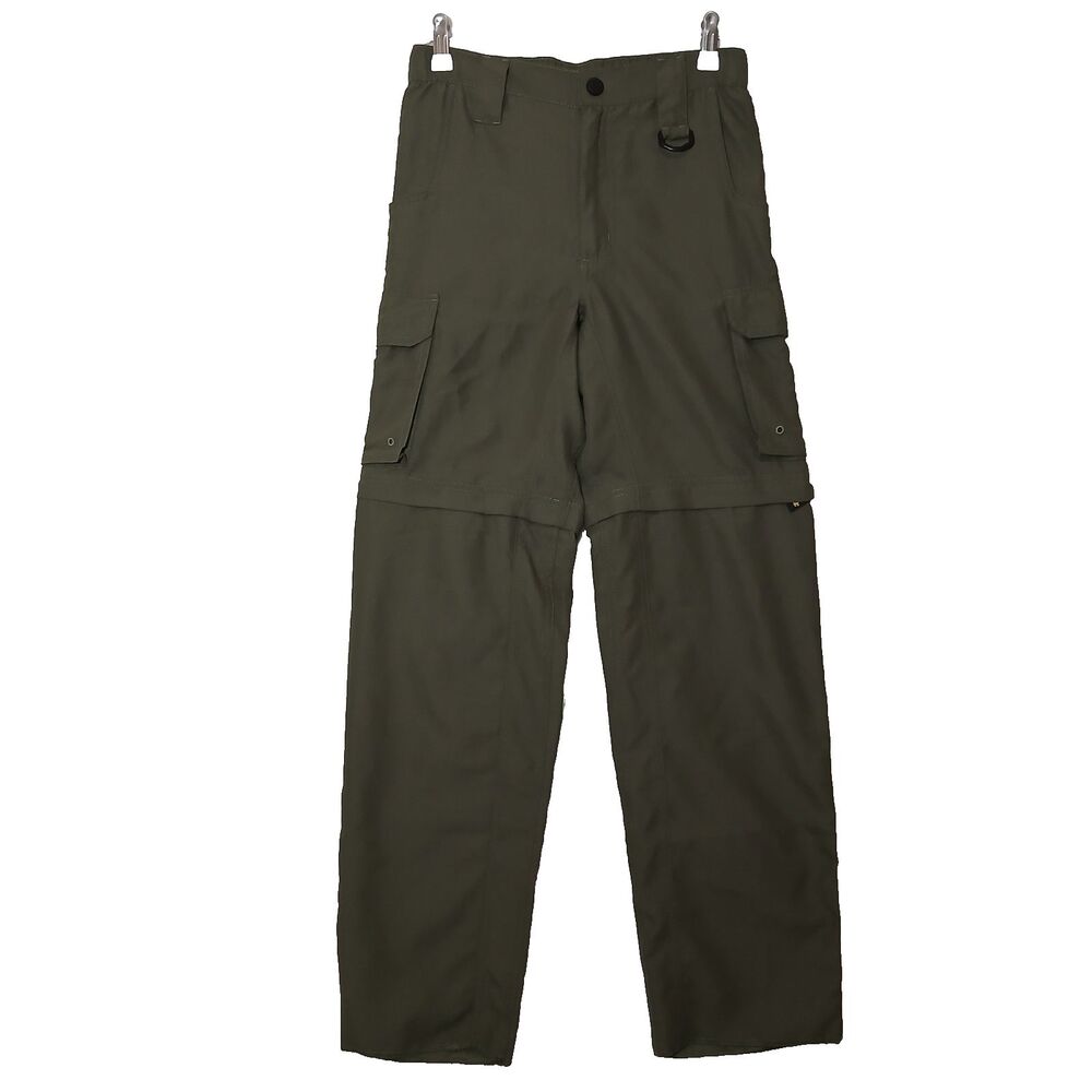 Boy Scouts Of America Pants Youth Med Green Switchback Convertible Cargo #1067